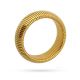 Wide Stretch 14K Gold-plated Bangle Bracelet