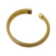 Woven Gold 14K Gold-plated Cuff Bracelet